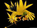  ambiguous_gender beak black_background feral legendary_pok&eacute;mon nintendo pok&eacute;mon pok&eacute;mon_(species) simple_background solo video_games zapdos 