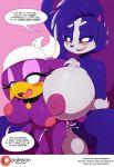  2018 anthro big_breasts bigdon1992 breasts cum cum_in_pussy cum_inflation cum_inside dickgirl dickgirl/female dickgirl_penetrating digital_media_(artwork) duo erection female huge_breasts impregnation inflation intersex intersex/female intersex_penetrating lagomorph mammal master mephitid nipples nude nyuroraxbigdon open_mouth patreon penetration penis rabbit sex skunk slave smile sonic_(series) sonic_riders text thick_thighs vaginal video_games wave_the_swallow xaxoqual 