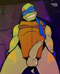  anthro balls erection leonardo_(tmnt) male penis reptile rise_of_the_teenage_mutant_ninja_turtles scalie solo spiceboybebop teenage_mutant_ninja_turtles turtle 