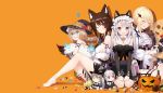  animal_ears cleavage fn_fnc_(girls_frontline) garter girls_frontline halloween iws-2000_(girls_frontline) p7_(girls_frontline) spitfire_(girls_frontline) super_sass_(girls_frontline) tagme tail type_79_(girls_frontline) welrod_mk2_(girls_frontline) witch 