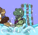  2018 alligator angie_(study_partners) anthro areola beaver bikini blush breasts clothing crocodilian donkey elephant equine female green_eyes horse jennifer_(study_partners) lisa_(study_partners) looking_back male mammal mustelid nipple_slip nipples open_mouth otter proboscidean ragdoll_(study_partners) reptile rodent sarah_(study_partners) scalie study_partners swimsuit teeth thunderouserections trunk tusks wardrobe_malfunction water woody_(study_partners) young 