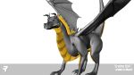  2009 3d_(artwork) claws digital_media_(artwork) dragon fangs fur horn male rangarig scalie solo teeth western_dragon wings 