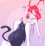  &lt;3 animal_humanoid cat_humanoid chlomaki cunnilingus feline female female/female humanoid lobco lobster_humanoid mammal nekuzx nude oral sex vaginal wadanohara_and_the_great_blue_sea 