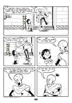  2018 ambiguous_gender animated_skeleton bone c-puff clothed clothing comic english_text group hi_res human male mammal not_furry papyrus_(undertale) protagonist_(undertale) skeleton speech_bubble text undead undertale video_games 