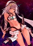  altera_(fate) bangs bare_shoulders black_nails blunt_bangs breasts choker closed_mouth collarbone commentary_request dark_skin detached_sleeves fate/extella fate/extra fate_(series) feet_out_of_frame full_body_tattoo headdress highres jewelry legs looking_at_viewer midriff nail_polish navel orqz red_eyes revealing_clothes shiny shiny_skin short_hair showgirl_skirt skirt small_breasts smile socks solo stomach_tattoo tan tattoo thighs veil white_hair 