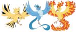  2016 alpha_channel ambiguous_gender articuno feral front_view group legendary_birds legendary_pok&eacute;mon legendary_trio moltres nintendo okamiwhitewings pok&eacute;mon pok&eacute;mon_(species) simple_background transparent_background video_games watermark wings zapdos 