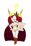  .executables .exxxecutables bikini breasts clothed clothing demon english_text female hekapoo hi_res humanoid not_furry quietstealth solo star_vs._the_forces_of_evil swimsuit text 