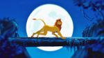  all_fours anthro anthrofied butt disney eyes_closed feline fur hi_res lion male mammal moon multicolored_fur night nude orange_fur outside pawpads side_view simba smile solo stretching tan_fur the_lion_king tree_trunk what_has_science_done zen 