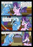  ... 2018 ball_gag bobthedalek comic dialogue duo english_text equine female feral friendship_is_magic gag horn mammal my_little_pony starlight_glimmer_(mlp) text trixie_(mlp) unicorn 