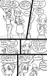  2018 anthro black-kitten caprine clothed clothing comic dialogue english_text feline female fur hair hooves lynx mammal morissa_(black-kitten) sheep text unnamed_lynx_sister_(black-kitten) young 