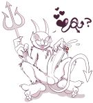  cuphead_(game) demon erection gay_symbol gender_symbol horn horned_humanoid humanoid male not_furry penis sexuality_symbol solo symbol the-alfie-incorporated the_devil_(cuphead) video_games ♂ ⚣ 