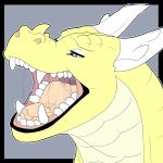  blue_eyes darius diablito_(artist) digital_media_(artwork) dragon feral male nude open_mouth saliva scales scalie smile teeth tongue tongue_out 