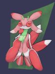  2018 anthro arthropod biped breasts compound_eyes digital_media_(artwork) female flashing flying_afro insect insect_wings lurantis mouthless nintendo pok&eacute;mon pok&eacute;mon_(species) solo video_games wings 