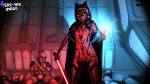  16:9 2018 3d_(artwork) 4ere4nik ahsoka_tano alien areola breasts clone_trooper clone_wars clothed clothing digital_media_(artwork) female female_focus group holding_object holding_weapon humanoid humanoid_hands lighting lightsaber looking_at_viewer nipples not_furry pussy red_skin sith solo_focus standing star_wars tattoo togruta weapon 
