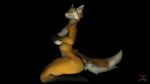  2018 3d_(artwork) anthro blue_eyes breasts canine digital_media_(artwork) fox fur mammal nocturnalfuzz nude solo source_filmmaker yellow_fur 