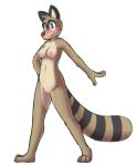  alpha_channel black_nose blue_eyes brown_fur countershading ears_up embarrassed female fur looking_at_viewer mammal maypul maypul_syrup navel nude pose procyonid pussy raccoon rivals_of_aether solo striped_tail stripes tan_countershading tan_fur video_games 