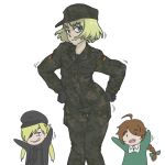  blonde_hair brown_hair christ-chan female germany military military_uniform putsch-chan uniform 