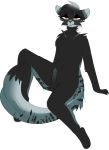  2018 amica anthro balls black_fur black_hair blue_fur blue_hair blue_penis blue_tail chest_tuft claws digital_media_(artwork) eyelashes eyeliner eyeshadow facial_markings fangs fur girly hair jexi long_tail looking_at_viewer makeup male mammal marbled_polecat markings mustelid nude orange_eyes paws penis polecat short_hair simple_background sitting solo teeth tuft white_background 