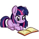  2018 alpha_channel anibaruthecat book equine female friendship_is_magic hair horn mammal my_little_pony simple_background smile solo transparent_background twilight_sparkle_(mlp) unicorn young 