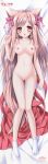  animal_ears dakimakura fixed lump_of_sugar miko mito_kohaku moekibara_fumitake naked nipples pussy_juice tayutama tayutama_2 