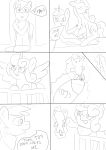  armor bag big_macintosh_(mlp) big_penis comic female feral flurry_heart_(mlp) friendship_is_magic jbond male my_little_pony penis princess_cadance_(mlp) shining_armor_(mlp) speech_bubble text toy 