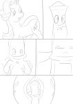  big_macintosh_(mlp) comic female feral friendship_is_magic jbond line_art magic monochrome my_little_pony penetration penis pussy starlight_glimmer_(mlp) transformation 