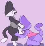  animal_crossing anthro anthro_on_anthro balls barefoot big_butt big_ears bob_(animal_crossing) bottomless butt cat clothed clothing cum cum_in_mouth cum_inside cum_on_face cum_on_penis cum_string erection feline fellatio fluffyfrumples hand_on_head looking_down male male/male mammal mostly_nude nintendo on_ground open_mouth oral orgasm penis punchy_(animal_crossing) sex shirt sitting smile standing thick_thighs tongue vein veiny_penis video_games whiskers yellow_eyes 