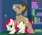  bedroom_eyes blush collar doctor_whooves_(mlp) equine evilenchantress female friendship_is_magic half-closed_eyes horse leash male male/female mammal my_little_pony pony rope rose_(mlp) seductive sex 