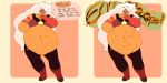  abs alien belly big_belly big_breasts breasts burping cartoon_network cleavage clothed clothing female humanoid jasper musclegut not_furry orange_skin post_vore smappa steven_universe vore 