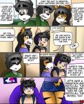  2018 abby_doug anthro blush canine comic dialogue digital_media_(artwork) duo english_text feline female looking_at_viewer mammal mcfly0crash smile speech_bubble susy_sallister text tiger 
