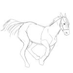  2013 alternate_version_at_source equine horse invalid_tag mammal manmosu_marimo simple_background sketch solo white_background 