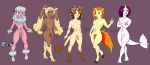  2018 adopt adoptables anthro big_ears blonde_hair blue_eyes brown_fur brown_hair caprine cat dewgong digital_drawing_(artwork) digital_media_(artwork) equine feline fin flaaffy flaccid flat_colors fur girly group hair hi_res horn humanoid_penis lagomorph leg_tuft long_ears long_tail looking_at_viewer lopunny male mammal marine meowth mohawk multicolored_fur nintendo nipples nude open_mouth penis pink_fur pinniped pok&eacute;mon pok&eacute;mon_(species) pok&eacute;morph pose purple_eyes purple_hair rabbit rapidash ratchetjak sheep short_hair simple_background small_waist smile standing tan_fur thick_thighs tuft two_tone_fur unicorn video_games voluptuous white_fur wide_hips 