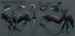  anthro dragon dsw7 grey_background melee_weapon mountaintop simple_background sword weapon 