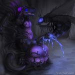  4_balls arthropod balls big_balls cum dragon glowing inflation insect male multi_balls penetration penis slime slug_(artist) urethral urethral_penetration vanthrys 