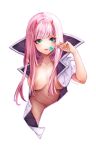 :p areolae artist_name breasts candy cape collarbone darling_in_the_franxx eyeshadow food green_eyes groin hair_censor hair_over_one_breast highres holding_lollipop horns large_breasts lollipop long_hair looking_at_viewer makeup naked_cape navel nude pink_hair signature solo sumisumii tongue tongue_out very_long_hair white_background white_cape zero_two_(darling_in_the_franxx) 