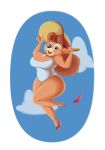  2016 anthro bear big_breasts black_nose breasts brown_fur brown_hair cleavage clothed clothing disney female flip_flops footwear fur hair happy hat hi_res joelasko long_hair looking_at_viewer mammal mature_female pinup pose rebecca_cunningham sandals slightly_chubby smile solo swimsuit talespin thick_thighs voluptuous wide_hips 