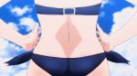  1girl ameno_sagiri_(yuragisou_no_yuuna-san) animated animated_gif ass bikini blue_bikini female solo swimsuit yuragisou_no_yuuna-san 