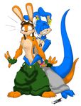  daxter gay jak_and_daxter male ottsel plain_background unknown_artist white_background 