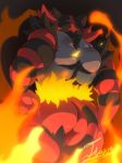  anthro butt feline fire incineroar male mammal muscular muscular_male nintendo pok&eacute;mon pok&eacute;mon_(species) solo tiggon_the_great video_games 