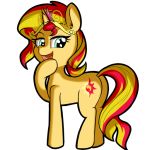  2018 alpha_channel anibaruthecat cutie_mark digital_media_(artwork) equestria_girls equine female feral horn mammal my_little_pony open_mouth simple_background solo sunset_shimmer_(eg) transparent_background unicorn 
