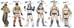  achilles_(fate) adapted_costume adonis_belt arash_(fate) arthur_pendragon_(fate) belt black_hair blonde_hair blue_footwear blue_hair brown_hair chiron_(fate) choker clenched_hands crop_top cu_chulainn_(fate/prototype) cutoffs dark_skin dark_skinned_male fate/apocrypha fate/prototype fate/prototype:_fragments_of_blue_and_silver fate_(series) green_hair grey_shorts harem_pants height_chart highres hood horse_tail kitano_gori knee_pads lineup long_hair male_focus multiple_boys muscle older ozymandias_(fate) pants pectorals ponytail red_footwear shoes short_shorts shorts sketch sneakers tail tan white_background white_footwear wrestling_outfit 