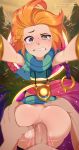  1boy 1girl anal anus armlet ass ass_grab breasts female freckles hair_ornament heterochromia jewelry league_of_legends long_hair merunyaa multicolored_hair necklace orange_hair penis portal_(object) sex small_breasts sparkle spread_anus spread_ass uncensored zoe_(league_of_legends) 