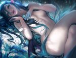  breast_hold horns naked nipples pointy_ears pussy sakimichan watermark wings 