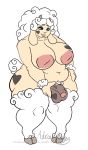  &lt;3 anthro areola balls belly big_areola big_balls body_hair breasts caprine chest_hair cookie_dough_(oc) curly_hair deep_navel dickgirl hair intersex inverted_nipples mammal navel nipples nude overweight penis phimosis pubes sheep solo uncut wide_hips wittless-pilgrim 