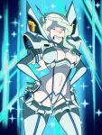  1girl breasts cleavage crossover diana_cavendish kill_la_kill little_witch_academia solo thighhighs 