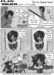  ... 1980s anthro bed black_and_white black_hair brown_fur canine clothing comic doberman dog english_text erika_rikier female fur hair invalid_color invalid_tag mammal mirror monochrome pillow safe_for_work sibling slice_of_life sweetfiction talking_to_self teenager text webcomic young 