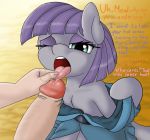  clothing dialogue equine erection female friendship_is_magic horse human male male/female mammal manifest_harmony maud_pie_(mlp) my_little_pony penis pony precum saliva tongue tongue_out undressing 