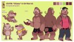  2018 3_toes 4_fingers angry annoyed anthro bandanna barefoot beard bell belly belt biped black_eyes border boxers_(clothing) brown_claws brown_fur brown_hair brown_markings brown_nose brown_pawpads brown_tail character_name claws clipey_(eclipsewolf) cloted clothed clothing coati color_swatch countershade_face countershade_torso countershading crossed_arms crossed_legs curled_tail digital_drawing_(artwork) digital_media_(artwork) ear_piercing eclipsewolf english_text eye_markings eyes_closed facial_hair facial_markings featureless_crotch fist five_o&#039;clock_shadow front_view full-length_portrait fur furgonomics gloves_(marking) green_background green_hair hair handpaw hands_in_pockets hands_on_hips hat horn jeans jewelry lighting long_claws looking_at_viewer male mammal mane_hair markings model_sheet multicolored_fur multicolored_hair multiple_angles multiple_poses musclegut muscular muscular_male muzzle_(marking) naughty_face navel necklace nude overweight overweight_male pants pawpads paws pecs piercing pilosan portrait pose procyonid raised_arm rattail rear_view ringtail shadow shirt short_tail side_view simple_background sitting sloth smile smirk smug snout socks_(marking) solo species_name standing straps suspenders tail_button_bottoms tail_clothing tan_countershading tan_fur tan_tail tank_top text textured_background three-toed_sloth toe_claws toeless_(marking) toes toony topless two_tone_fur two_tone_hair two_tone_tail underwear watermark white_border white_horn x_navel 