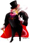  anthro disney hat male mammal professor_padraic_ratigan_(disney) rat rodent the_great_mouse_detective top_hat 