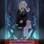  anthro castlevania female flutterbat_(mlp) fluttershy_(mlp) friendship_is_magic konami my_little_pony video_games 